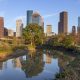 Houston Skyline with Buffalo Bayou