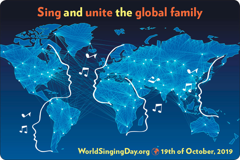 Sing and unite the global family.